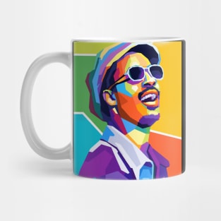Stevie Wonder Wpap Pop Art Mug